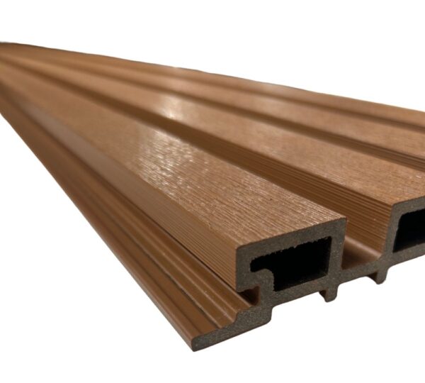 Revestimiento Pared Wall Panel PVC WPC Exterior 2.9m X 22cm - Café Oscuro - Imagen 3
