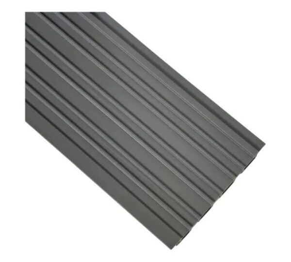Revestimiento Pared Wall Panel PVC WPC Exterior 2.9m X 22cm - Gris Oscuro - Imagen 4