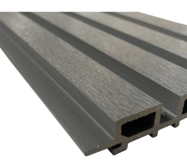 Revestimiento Pared Wall Panel PVC WPC Exterior 2.9m X 22cm - Gris Oscuro - Imagen 3