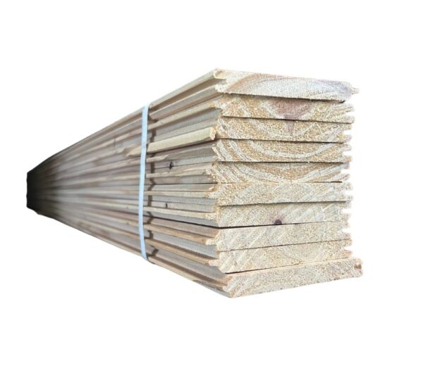 Machimbre Madera Pino Media Pulgada x 4 Para Techo - Imagen 2