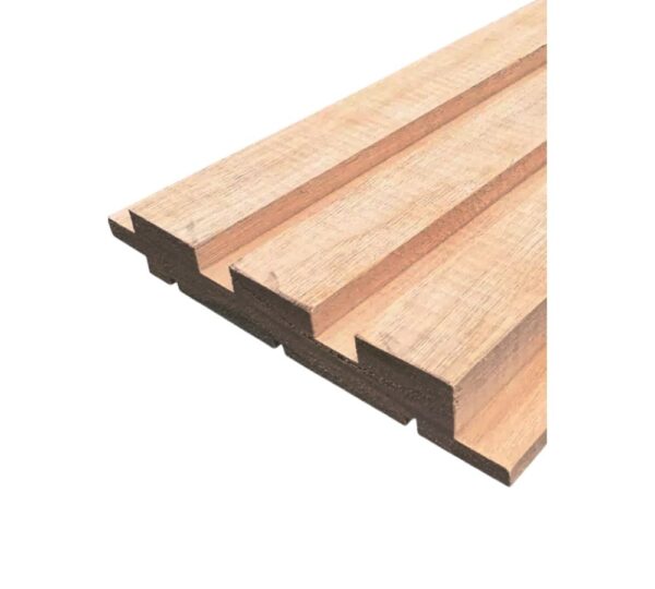 Wall Panel de Eucalipto Machimbrado Tabla 305 x 12 x 2 cm