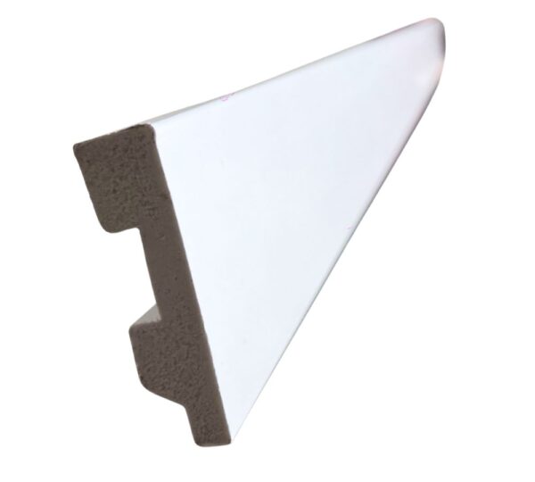 Zocalo PVC EPS Poliestireno Expandido Recto 60 x 15 mm Liston 200 cm