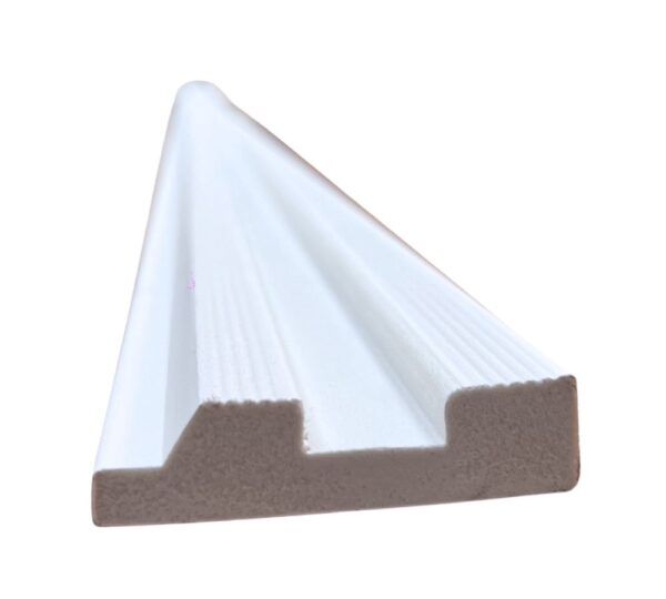 Zocalo PVC EPS Poliestireno Expandido Recto 60 x 15 mm Liston 200 cm - Imagen 3