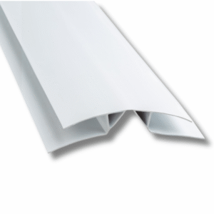 Perfil unión flexible PVC Blanco 3 metros