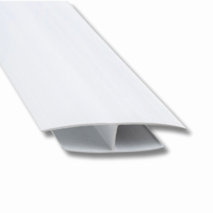 Perfil H PVC Blanco 3 metros